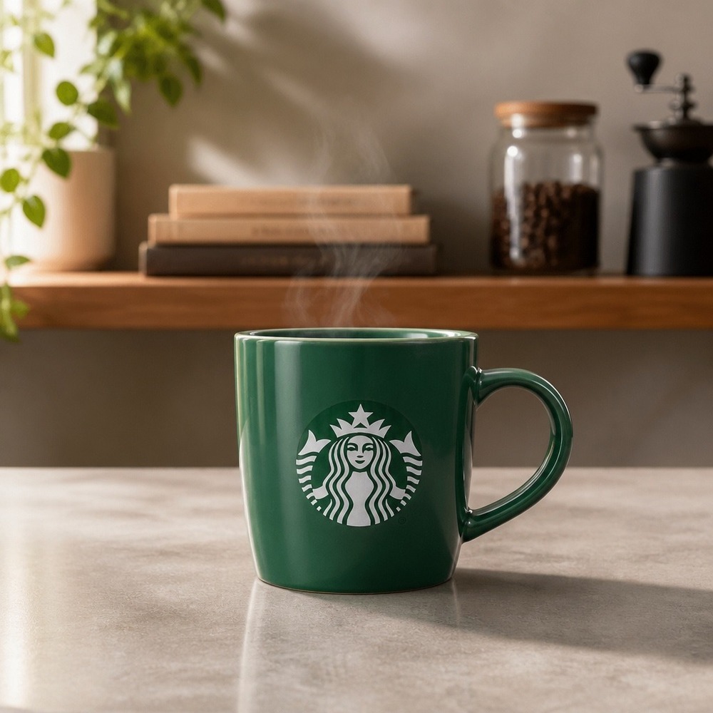 Starbucks 2024 Classic Dark Green Siren Coffee Mug Cup 11 oz NWOT
